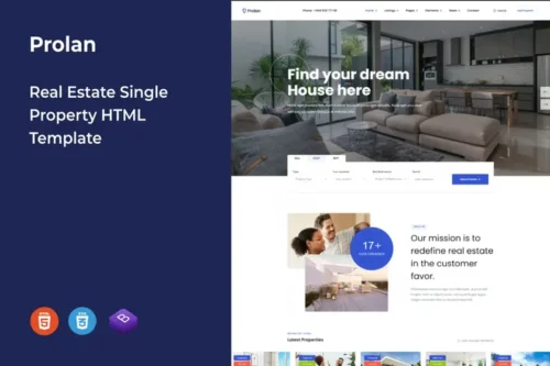 Mua Prolan : Real Estate Single Property HTML Template giá rẻ
