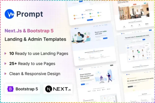 Mua Prompt - Modern & Multipurpose Next.JS Template giá rẻ