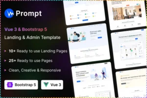 Mua Prompt - Modern & Multipurpose Vue Template giá rẻ
