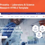 Provetta – Laboratory & Science HTML5 Template