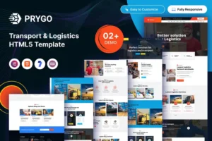 Mua Prygo – Transport & Logistics HTML5 Template giá rẻ
