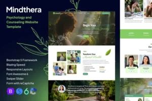 Mua Psychology and Counseling Web Template - Mindthera giá rẻ