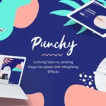 Punchy – One Page Template with Morphing Effects