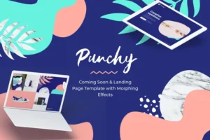 Mua Punchy - One Page Template with Morphing Effects giá rẻ
