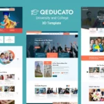 Qeducato – University and College XD Template