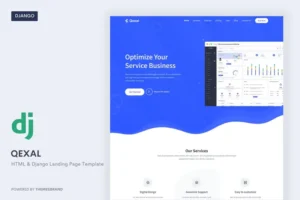 Mua Qexal - HTML & Django Landing Page Template giá rẻ