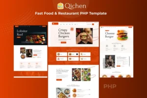 Mua Qichen - Fast Food & Restaurant PHP Template giá rẻ