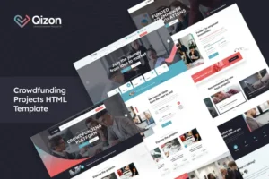 Mua Qizon - Crowdfunding Projects HTML Template giá rẻ