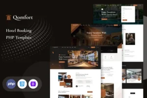 Mua Qomfort - Hotel Booking PHP Template giá rẻ