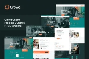 Mua Qrowd - Crowdfunding Projects & Charity HTML Templ giá rẻ