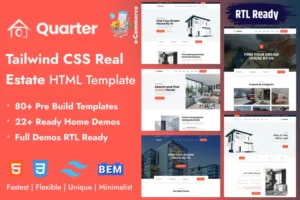 Mua Quarter - Real Estate Template giá rẻ