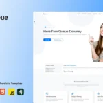 Queue – Django Personal Portfolio Template