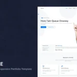 Queue – Tailwind CSS Personal Portfolio Template