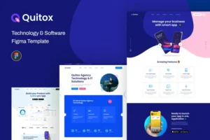 Mua Quitox - Software & IT Solutions HTML Template giá rẻ