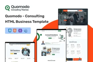 Mua Quomodo - Consulting Agency Bootstrap Template giá rẻ
