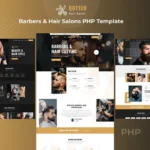 Qutter – Barbers & Hair Salons PHP Template
