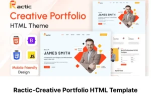 Mua Ractic-Creative Portfolio HTML Template giá rẻ