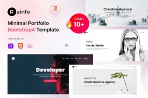 Mua Rainfo - Portfolio and Agency Template giá rẻ