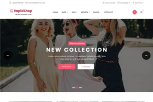 Mua RapidShop - eCommerce Bootstrap HTML Template giá rẻ