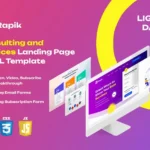 Rapik – Creative Consulting Landing Page Template