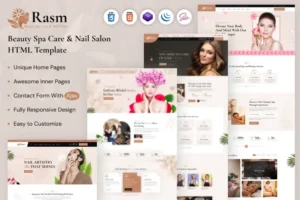 Mua Rasm – Beauty Spa Care & Nail Salon HTML Template giá rẻ