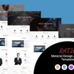 Ratio – Material Design Agency HTML Template