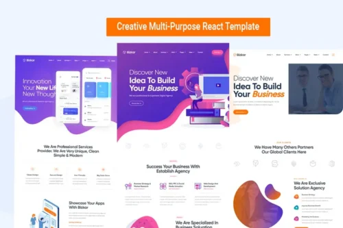 Mua React - Creative Multi-Purpose React Templates giá rẻ