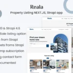 Reala – Property Listing NEXT.JS, Strapi app