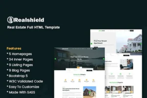 Mua Realshield - Real Estate Full HTML Template giá rẻ