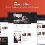 Realvilla – Modern Real Estate & Property HTML