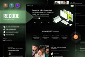 Mua Recode - Coding Bootcamp HTML5 Template giá rẻ