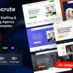 Recrute – Staffing & Recruiting Agency NextJS