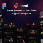 Reeni – Personal Portfolio & CV Card Template