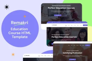 Mua Remakri - Education Course HTML Template giá rẻ
