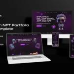 Renft – NFT Portfolio landing page HTML Template