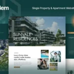 Residem Single Property & Apartment Web Template