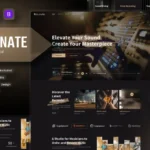 Resonate – Music Studio Production HTML Template