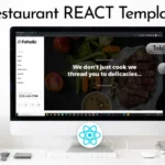 Restaurant & Cafe Food React Template – Foholic