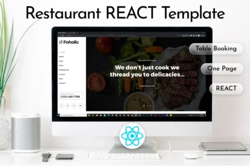 Mua Restaurant & Cafe Food React Template - Foholic giá rẻ
