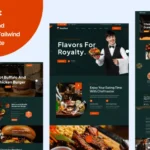 Restfast – Fast Food Restaurant Tailwind Template