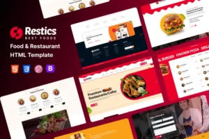 Mua Restics - Food & Restaurant HTML Template giá rẻ