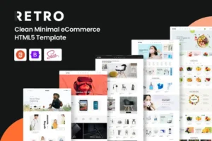 Mua Retro - Clean Minimal eCommerce HTML5 Template giá rẻ