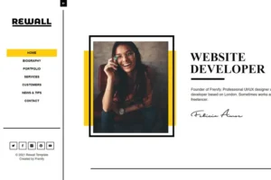 Mua Rewall | Personal Portfolio Template giá rẻ
