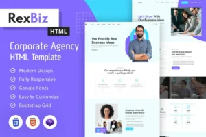 Mua Rexbiz | Corporate Agency HTML Template giá rẻ