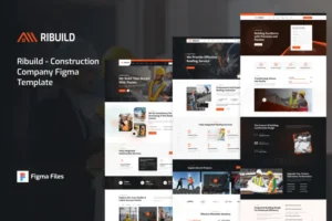 Mua Ribuild – Construction Company Figma Template giá rẻ