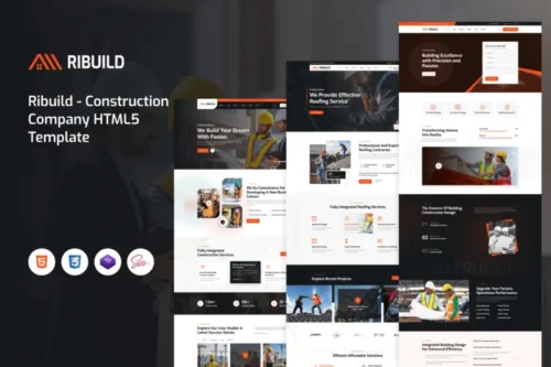 Mua Ribuild – Construction Company HTML5 Template giá rẻ