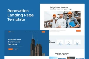 Mua Rinovim - Renovation Landing Page Template giá rẻ