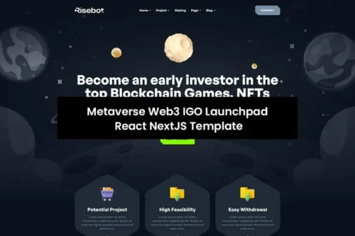 Mua Risebot - Metaverse Web3 IGO Launchpad React NextJ giá rẻ