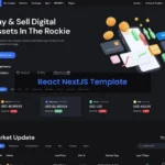 Rockie – Crypto exchange React NextJS Template