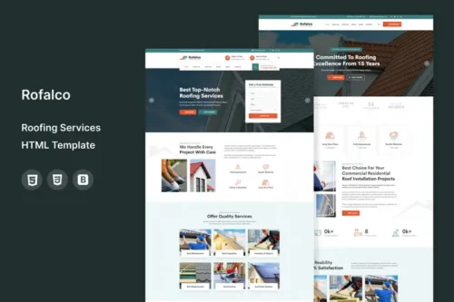 Mua Rofalco - Roofing Services HTML Template giá rẻ